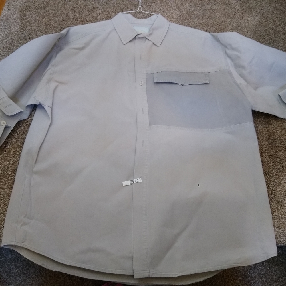 Pacific Coast Highway PCH Grey Button Up Shirt